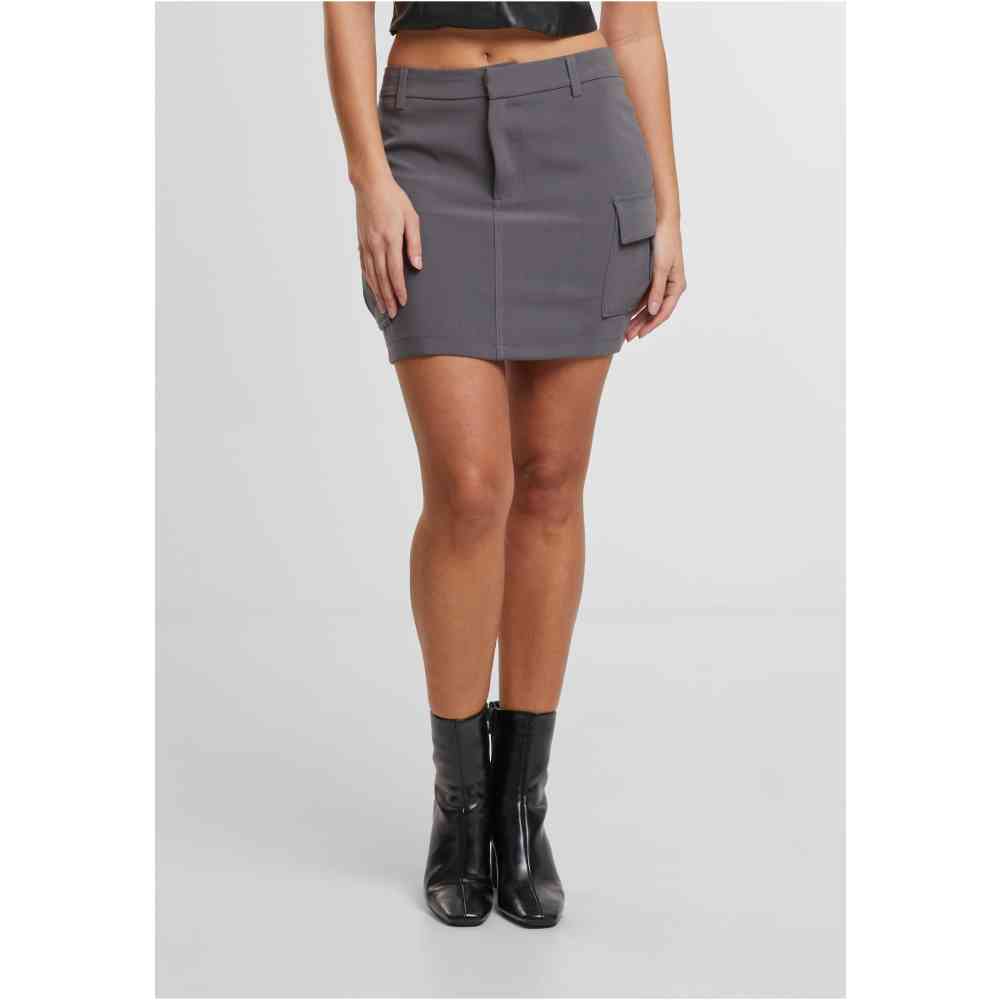 Urban Classics - Short Patched Pocket Jupe courte - Gris